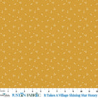 It Takes A Village Shing Star Honey Yardage by Jennifer Long | Riley Blake Designs with white scattered stars on a honey background