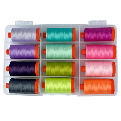 Tula Pink Untamed Aurifil 50wt + Neon Cotton Thread Collection | Aurifil