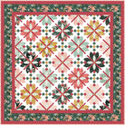 Flowers Through the Lattice Boxed Quilt Kit by LaVonne Jackson featuring Porch Swing| Riley Blake Designs Quilt Top