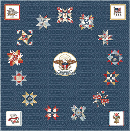 American Independence Boxed Quilt Kit by RBD Designers | Riley Blake Designs