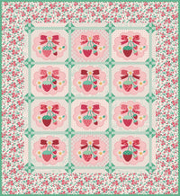 Berry & Sage Strawberry Crush Sew Along Quilt Kit by Lori Holt | Riley Blake Designs