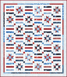 Company B Quilt Kit by Quilt Boss Design featuring Stars & W| Riley Blake Designs