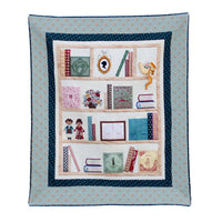 Machine Embroidery Fabric Kits Machine Embroidery Jane Austen Library Quilt - Only Kit by Lori Holt | Riley Blake Designs
