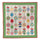 Decorating the Tree Quilt Pattern by Lori Holt with festive ornament blocks in red, green, and holiday prints