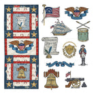 America 250 Door Banner and Asset Pack - Machine Embroidery USB | Riley Blake Designs