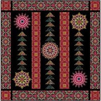 Needle Stars - Going Up Wall Quilt Kit featuring fabrics from Needle Stars by Paula Nadelstern | Benartex