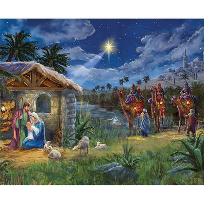 Christmas Wishes Nativity Panel 36" x 43" by RBD Designers | Riley Blake Designs