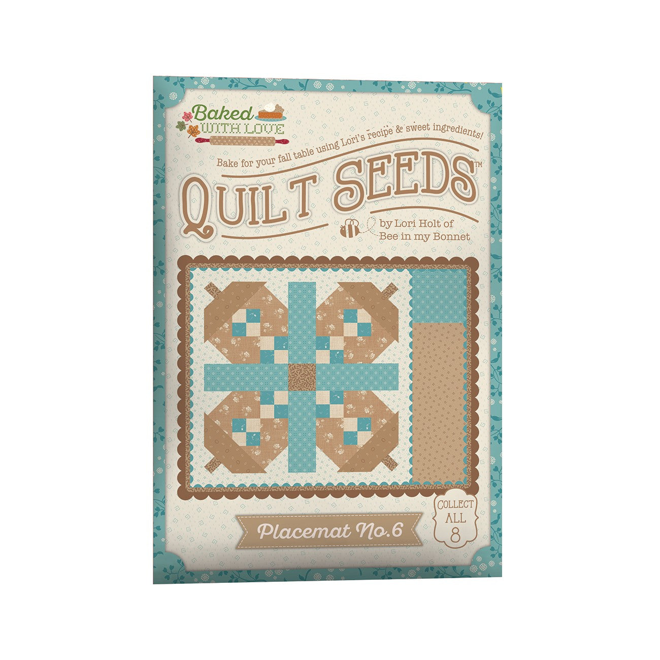 Lori Holt Baked With Love Seeds™ Pattern Placemat No. 6 by Lori Holt | Riley Blake Designs