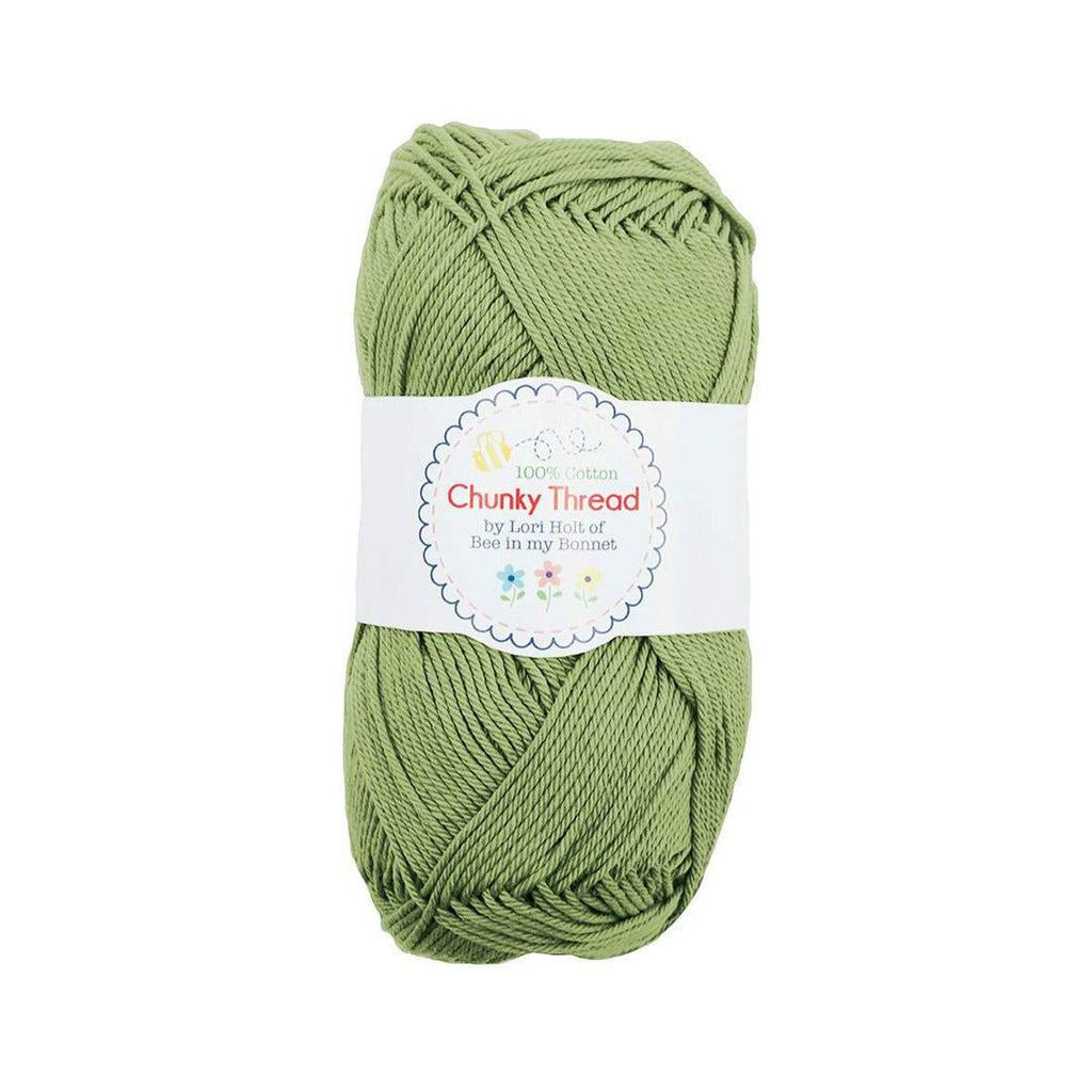 Thyme Green Chunky Crochet Thread by Lori Holt | Riley Blake Designs yarn 