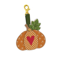 Lori Holt Leather Pumpkin Leather Pumpkin Charm by Lori Holt | Riley Blake Designs