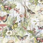 Birds & Butterflies Multi Yardage by Susan Winget | White Owl Textiles