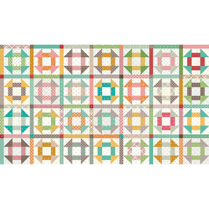 Prim Home Churn Dash Cream 108" Wide 3 Yard Cut by Lori Holt | Riley Blake Designs