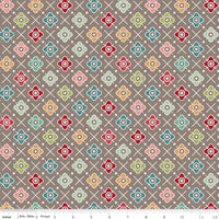 Farmer's Daughter Flower Patch Rustic Wide Back Yardage by Lori Holt | Riley Blake Designs