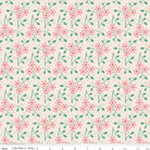 Berry & Sage Bouquet Latte Wide Back Yardage by Lori Holt | Riley Blake Designs