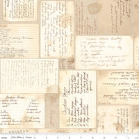 Baked with Love Recipes Tea Dye Teadye Wide Back Yardage by Lori Holt | Riley Blake Designs