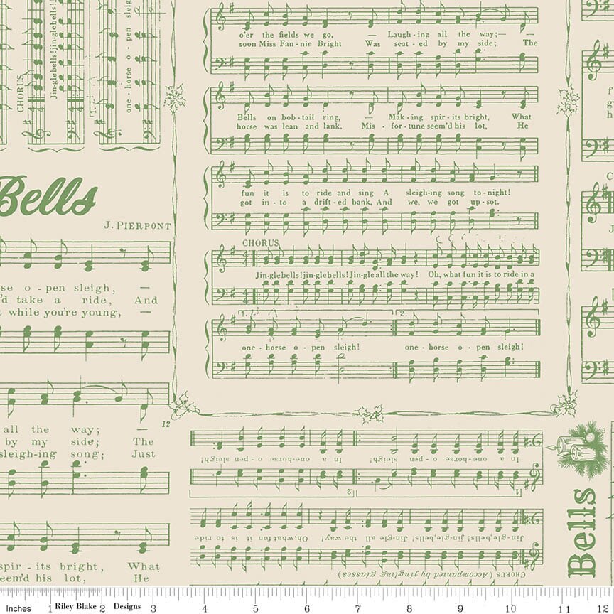 Wide Back Home Town Holiday 2 Jingle Bells Thyme