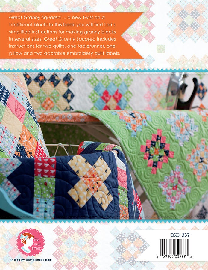 Great Granny Squared Quilt Pattern by Lori Holt | Justin Fabric