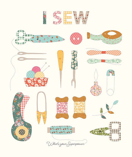 Sunsetridge Sew Quilt Panel by Minky Kim | Riley Blake Designs