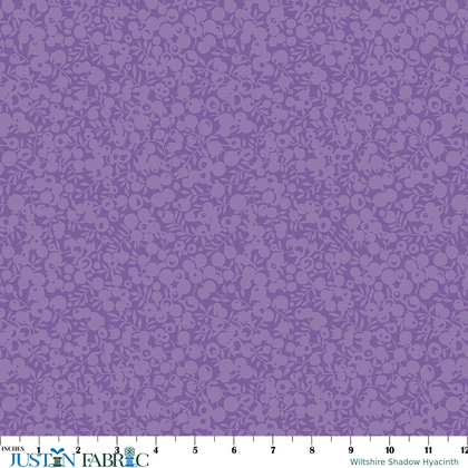 Wiltshire Shadow Hyacinth Yardage by Liberty Fabrics London | SKU: 01666531A