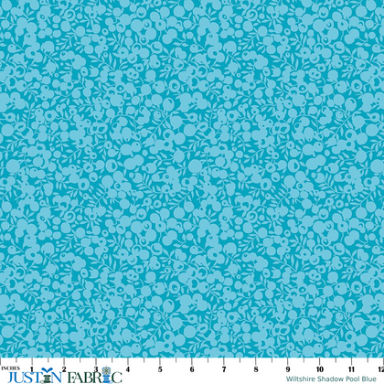 Wiltshire Shadow Pool Blue Yardage by Liberty Fabrics London | SKU: 01666544A