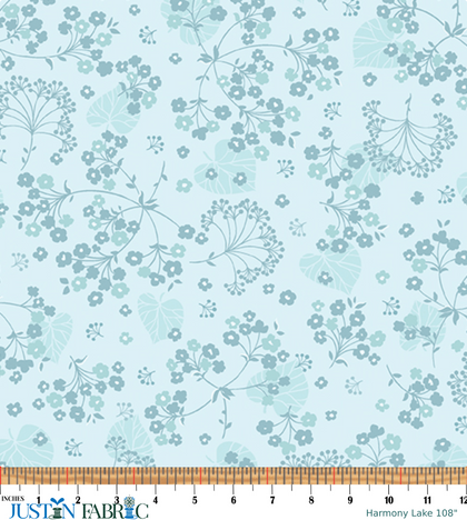 Harmony Lake 108" Wide Back Yardage by Pat Sloan | Benartex