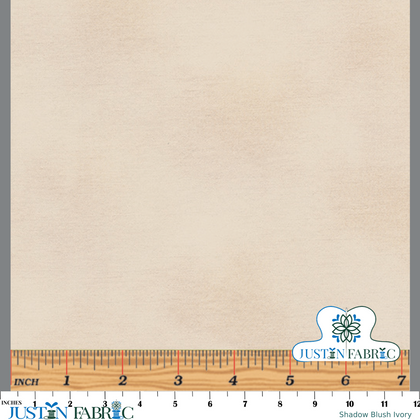 Shadow Blush Ivory Cotton Yardage | Benartex
