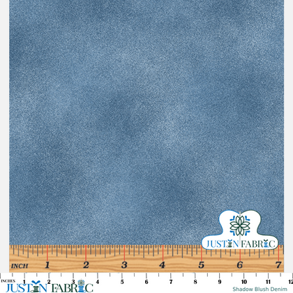 Shadow Blush Denim Yardage | Benartex