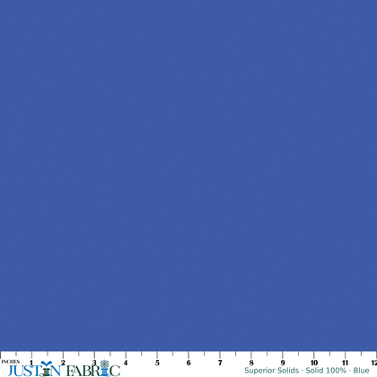 Superior Solids Blue Solid 100% Cotton Yardage | Benartex