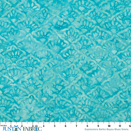 Expressions Batiks Bayou Blues Sirens Cotton Yardage | Riley Blake Designs