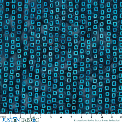 Expressions Batiks Bayou Blues Bedazzled Cotton Yardage | Riley Blake Designs