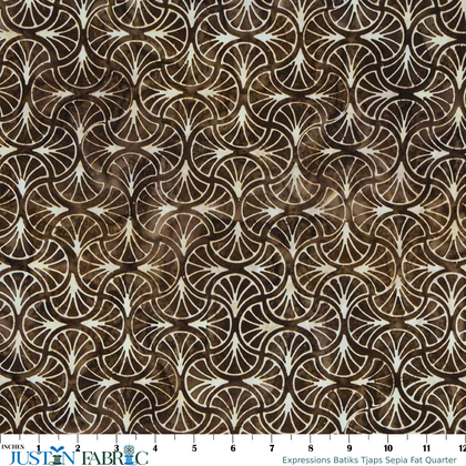 Expressions Batiks Tjaps Sepia Fat Quarter | Riley Blake Designs