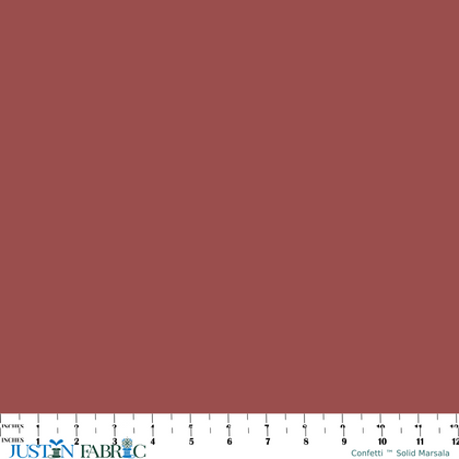Confetti Cotton™ Solid Marsala Cotton Yardage | Riley Blake Designs