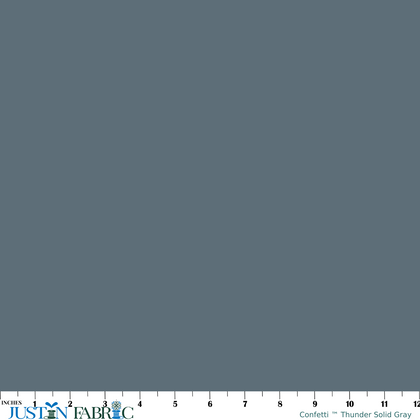 Confetti Cotton™ Thunder Solid Gray Yardage | Riley Blake Designs