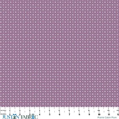Prairie Cabin Plum Yardage by Lori Holt | Riley Blake Designs
