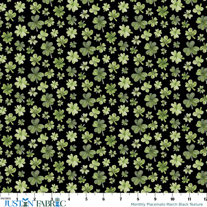 Monthly Placemats March Black Texture Yardage by Tara Reed | Riley Blake Designs