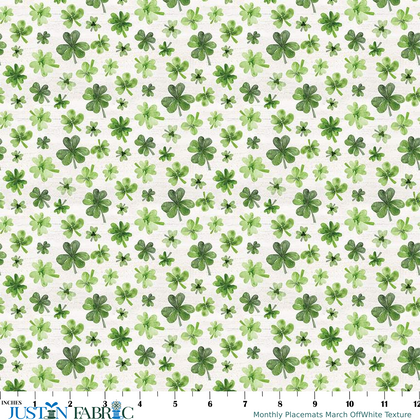 Monthly Placemats March OffWhite Texture Yardage by Tara Reed | Riley Blake Designs