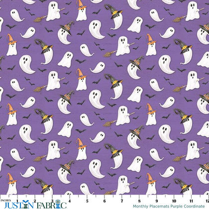 Monthly Placemats Purple Coordinate Yardage by Tara Reed | Riley Blake Designs (C12419)