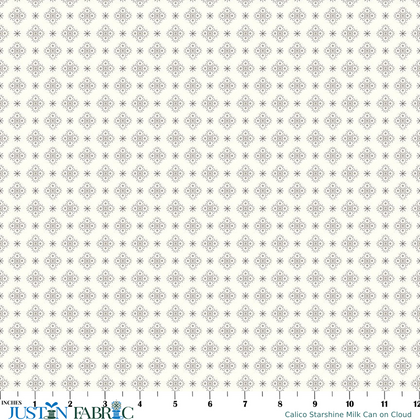 Calico Starshine Milk Can on Cloud Yardage by Lori Holt | Riley Blake Designs