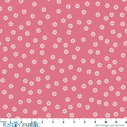 Bee Vintage Lula Tea Rose Yardage by Lori Holt | Riley Blake Designs