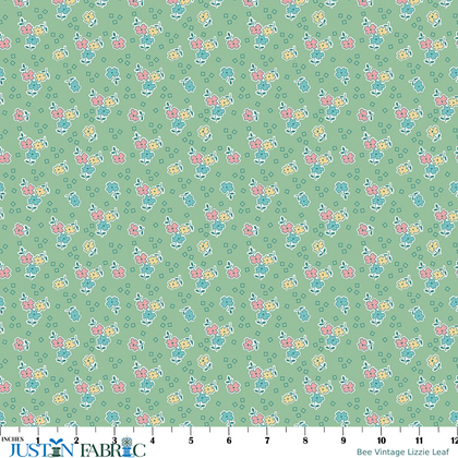 Bee Vintage Lizzie Leaf Yardage by Lori Holt | Riley Blake Designs