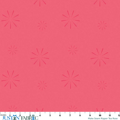 Make Seam Ripper Tea Rose Yardage by Kristy Lea | Riley Blake Designs