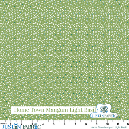 Home Town Mangum Light Basil Yardage by Lori Holt | Riley Blake Designs