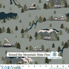 Round the Mountain Main Pine End of Bolt by Casey Cometti| Riley Blake Designs