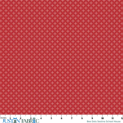 Bee Dots Sestina School House Cotton Yardage by Lori Holt | Riley Blake Designs