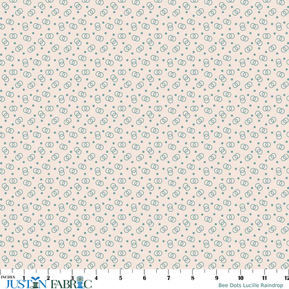 Bee Dots Lucille Raindrop Yardage by Lori Holt | Riley Blake Designs