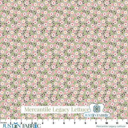 Mercantile Legacy Lettuce Yardage by Lori Holt | Riley Blake Designs
