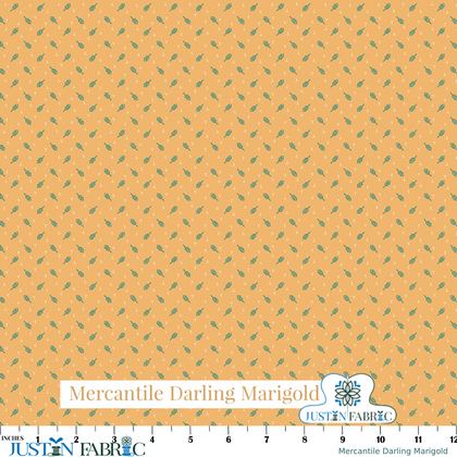 Mercantile Darling Marigold Yardage by Lori Holt | Riley Blake Designs