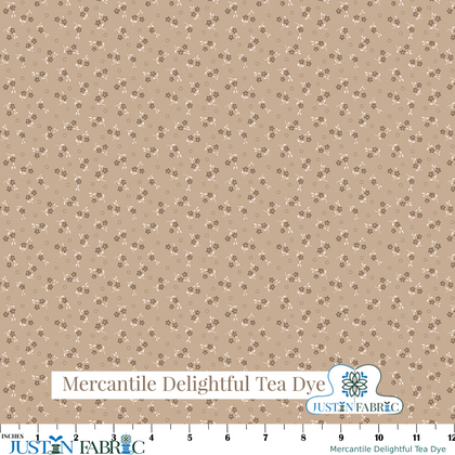 Mercantile Delightful Tea Dye Yardage by Lori Holt | Riley Blake Designs