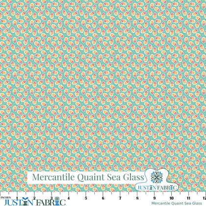 Mercantile Quaint Sea Glass Yardage by Lori Holt | Riley Blake Designs