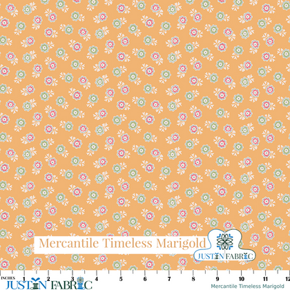 Mercantile Timeless Marigold Yardage by Lori Holt |Riley Blake Designs